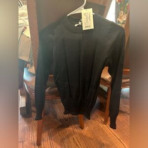 Yakira Bella New With Tags Black Mockneck Size Medium